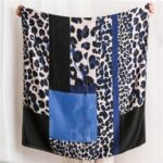 Color Premium Quality Viscose Sapphire Blue Long Scarf - Image 2