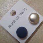 Magnetic Scarf Hijab Pin Round 2 Pair/Pcs