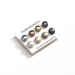Magnetic Scarf Hijab Pin Round 8 Pair/Pcs