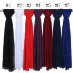 Crepe Cotton Hijab Black - Image 2
