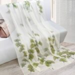 Elegant Lemon Transparent Thin Silk Printing Long Scarf - Image 4