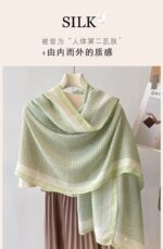 Color Premium Quality Viscose Lemon Long Scarf - Image 2