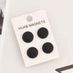 Magnetic Scarf Hijab Pin Round 4 Pair/Pcs