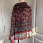Color Premium Quality Viscose Maroon Long Scarf - Image 3