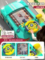 Baby Toy racing car to break through the big adventure car simulation driving steering wheel sound and light electric desktop