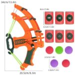 Baby Toy Indoor Outdoor Shooting Toy Target EVA Sponge Ball Bucket orange