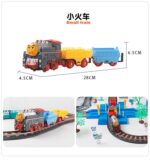 Baby Toy Track Train with Light and Music Assembly Toy Gift Box Electric Track Multi-Function - Image 6