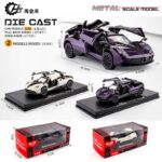 Baby Toy Sports spearing stand car Alloy purple - pageni - Image 3