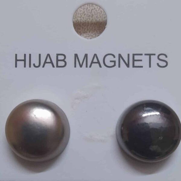 Magnetic Scarf Hijab Pin Round 2 Pair/Pcs