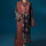 Three-Piece Nureh Secretoria Silk Unstitched Printed Pakistan Inspire