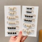 Stainless Steel Pearl Safety Pins/ Shoulder Pieces